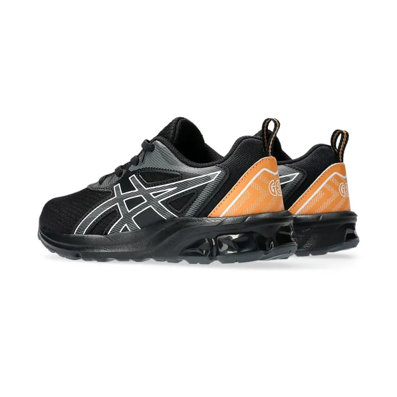 BASKETS ASICS GEL QUANTUM 90 IV PS NOIRES ET ORANGES