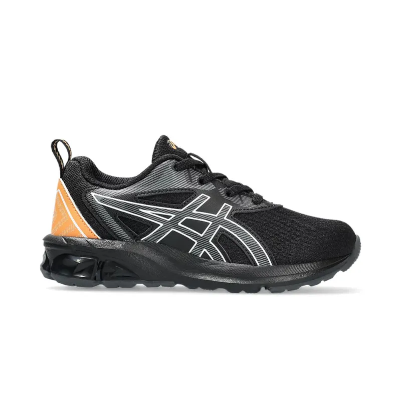 BASKETS ASICS GEL QUANTUM 90 IV PS NOIRES ET ORANGES