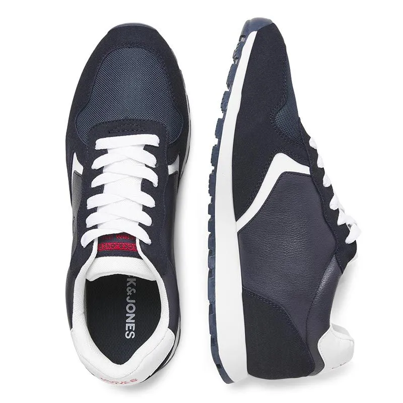 Baskets basses bleu et blanc Homme JACK & JONES à prix dégriffé ! | 