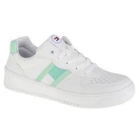 Baskets basses à lacets Tommy Hilfiger W T3A4-32143-1351A166 blanche