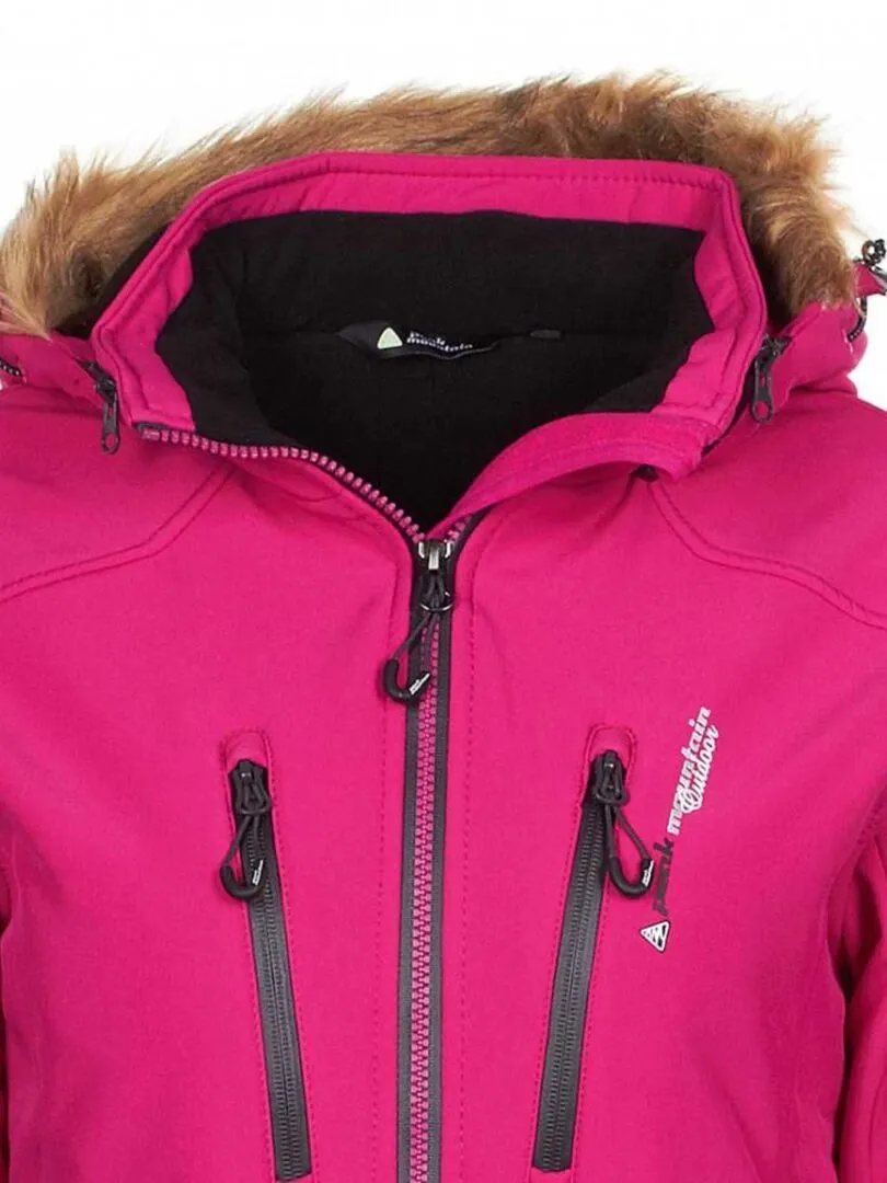 Blouson de ski femme ANADA - Rose fushia