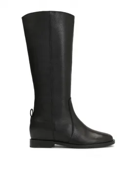 Bottes hautes en cuir pour dames avec semelle supérieure