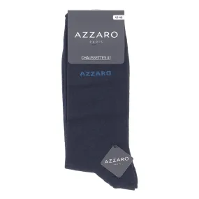 Chaussettes mi- hautes anthracite pour homme, AZZARO