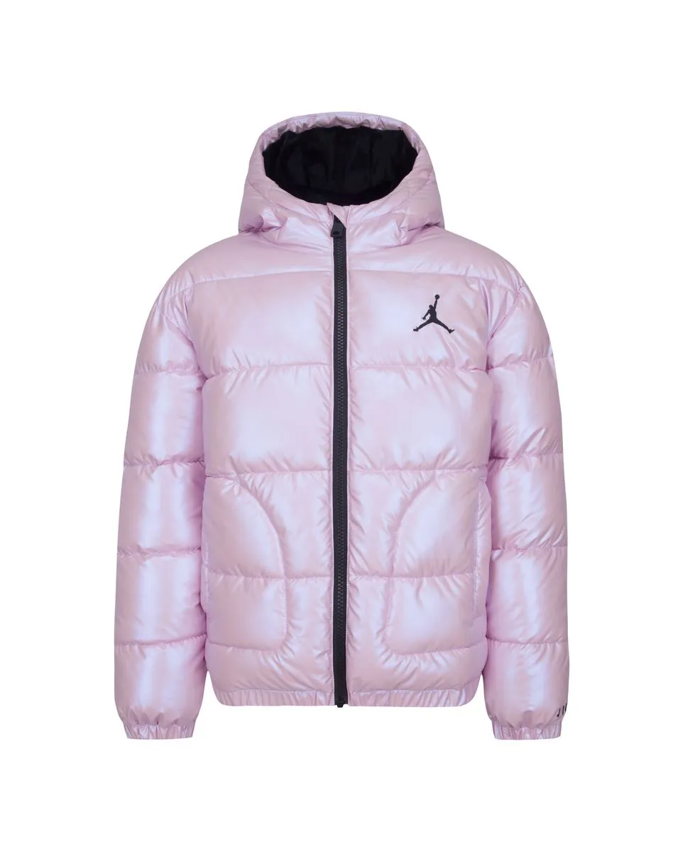 Doudoune à capuche Enfant JDG BOXY FIT PUFFER Rose