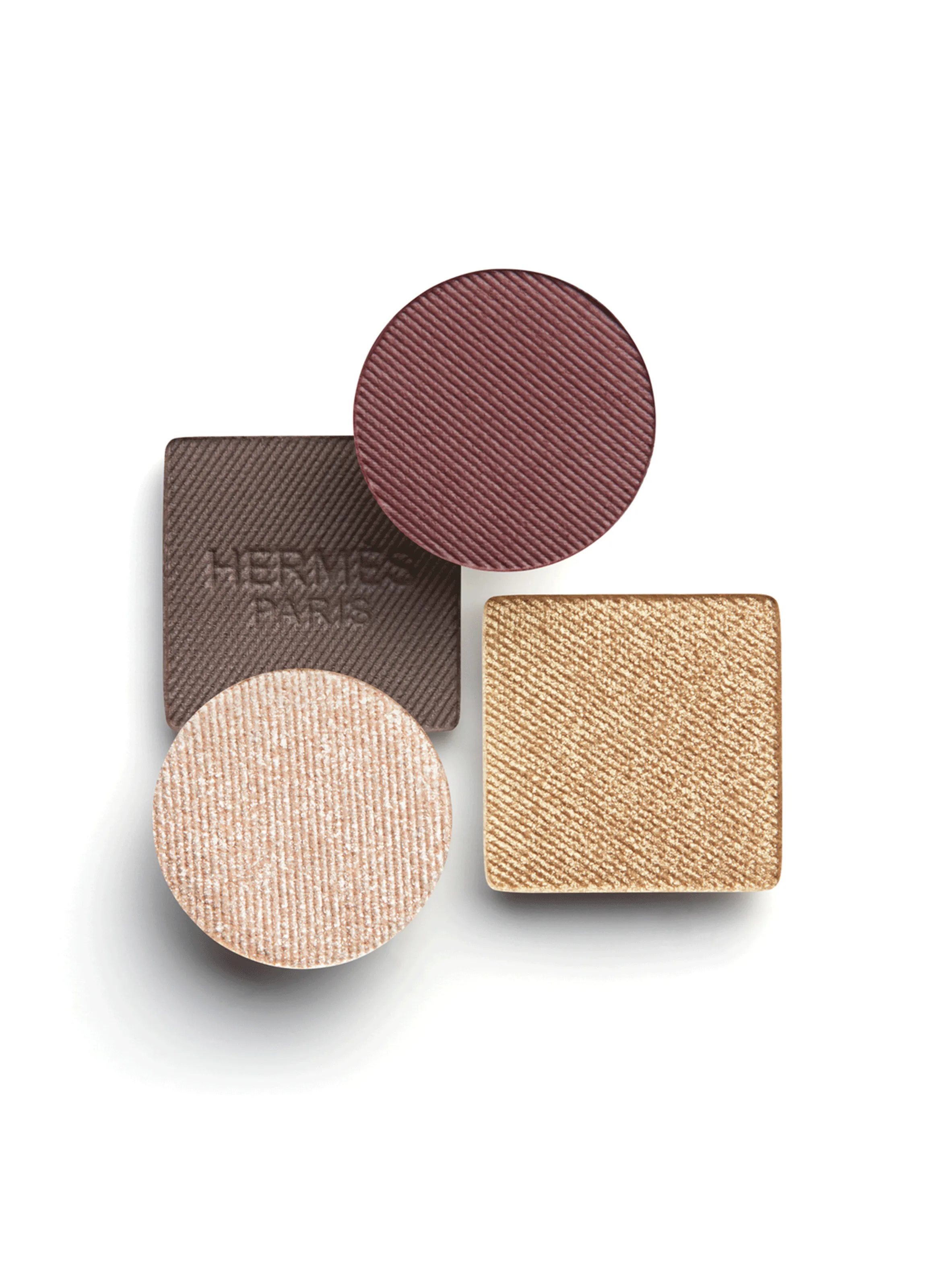 HERMÈS  Ombres d'Hermès, palette quatuor pour les yeux, Ombres Mordorées - Marron