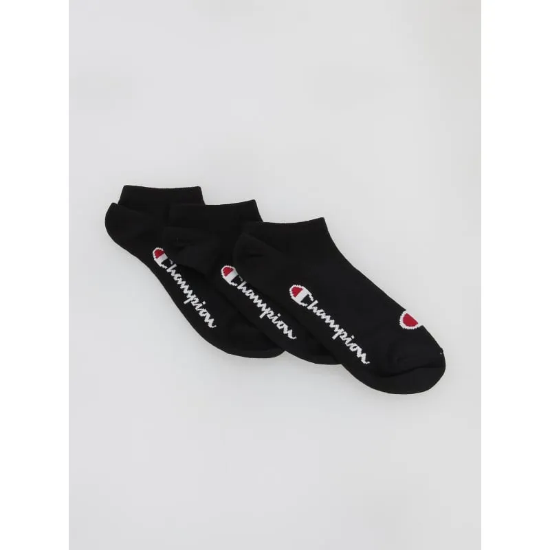 Pack 6 paires de chaussettes hautes rib noir - Hugo | wimod