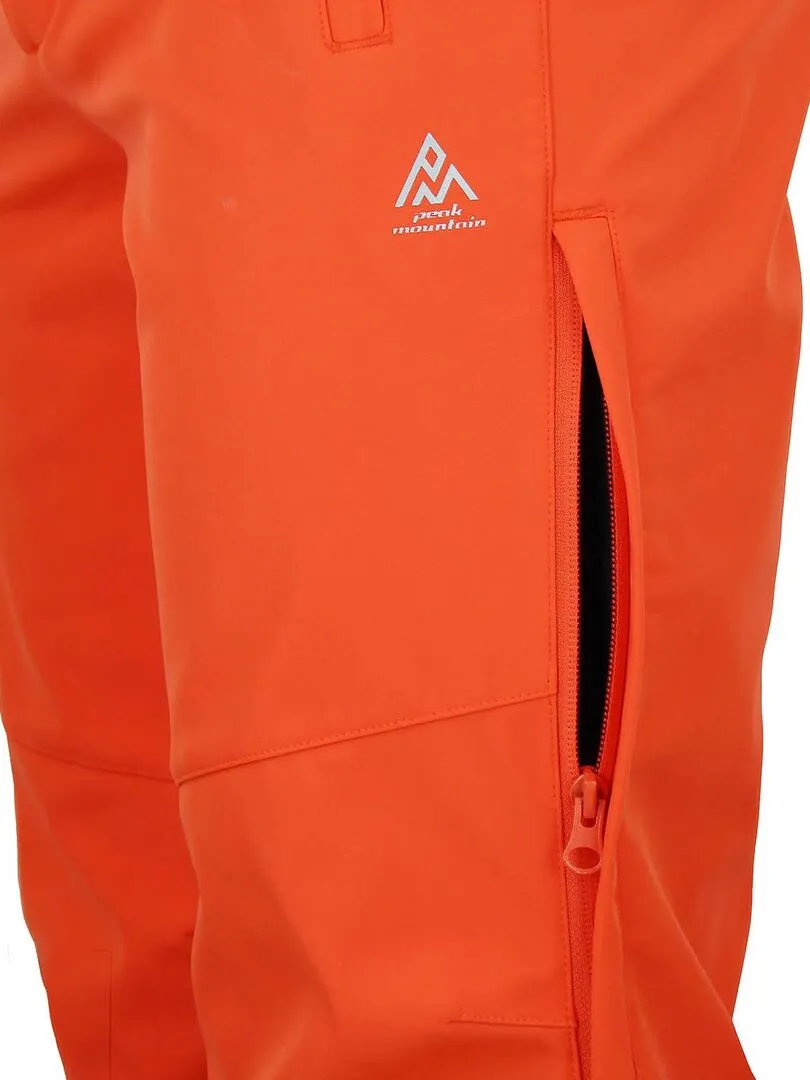 Pantalon de ski softshell homme CANDALO - PEAK MOUNTAIN - Kaki