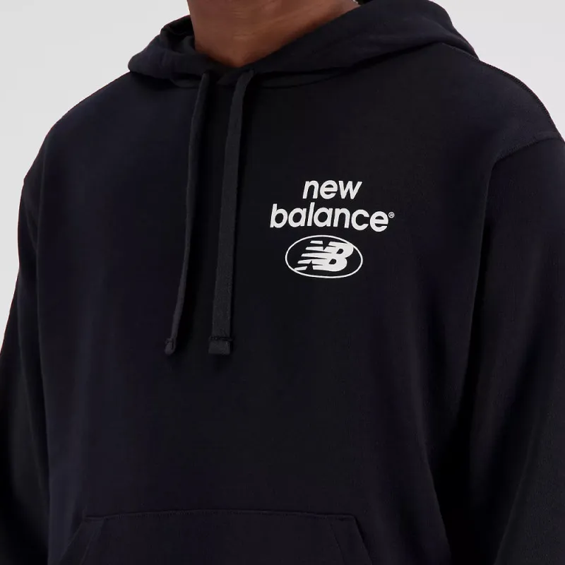 SWEAT À CAPUCHE ESSENTIALS NEW BALANCE NOIR