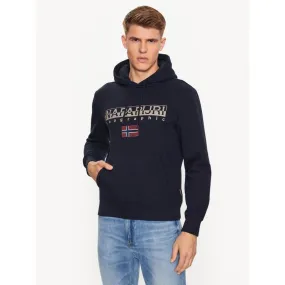 Sweat à capuche ayas bleu marine homme - Napapijri | wimod