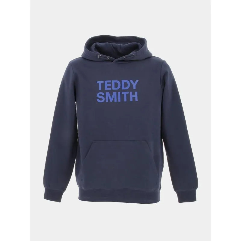 Sweat à capuche david noir enfant - Teddy Smith | wimod