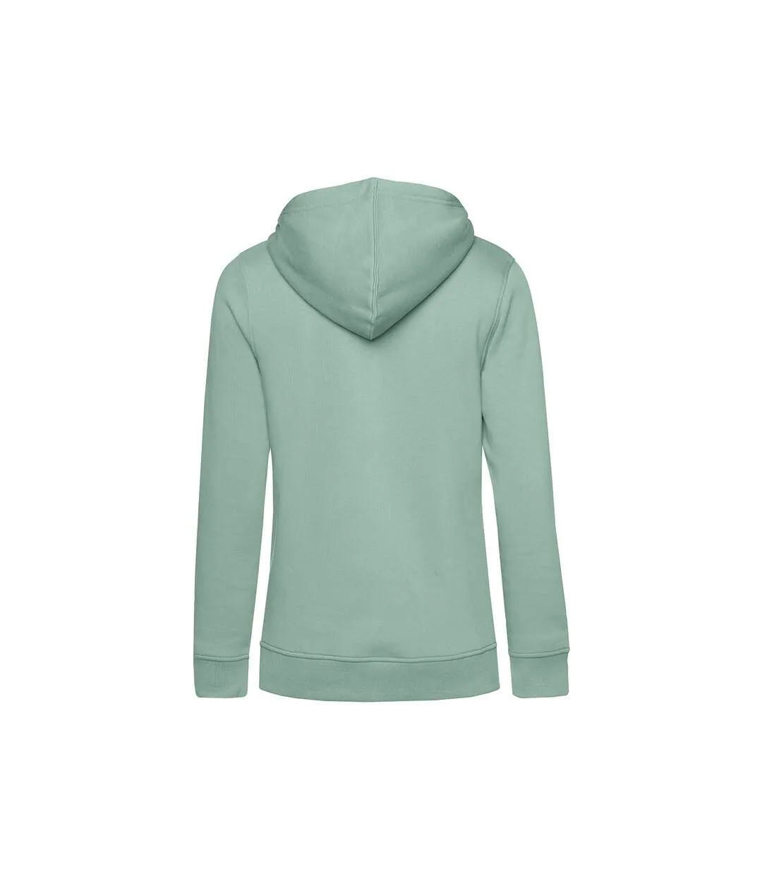 Sweat à capuche femme vert de gris B&C