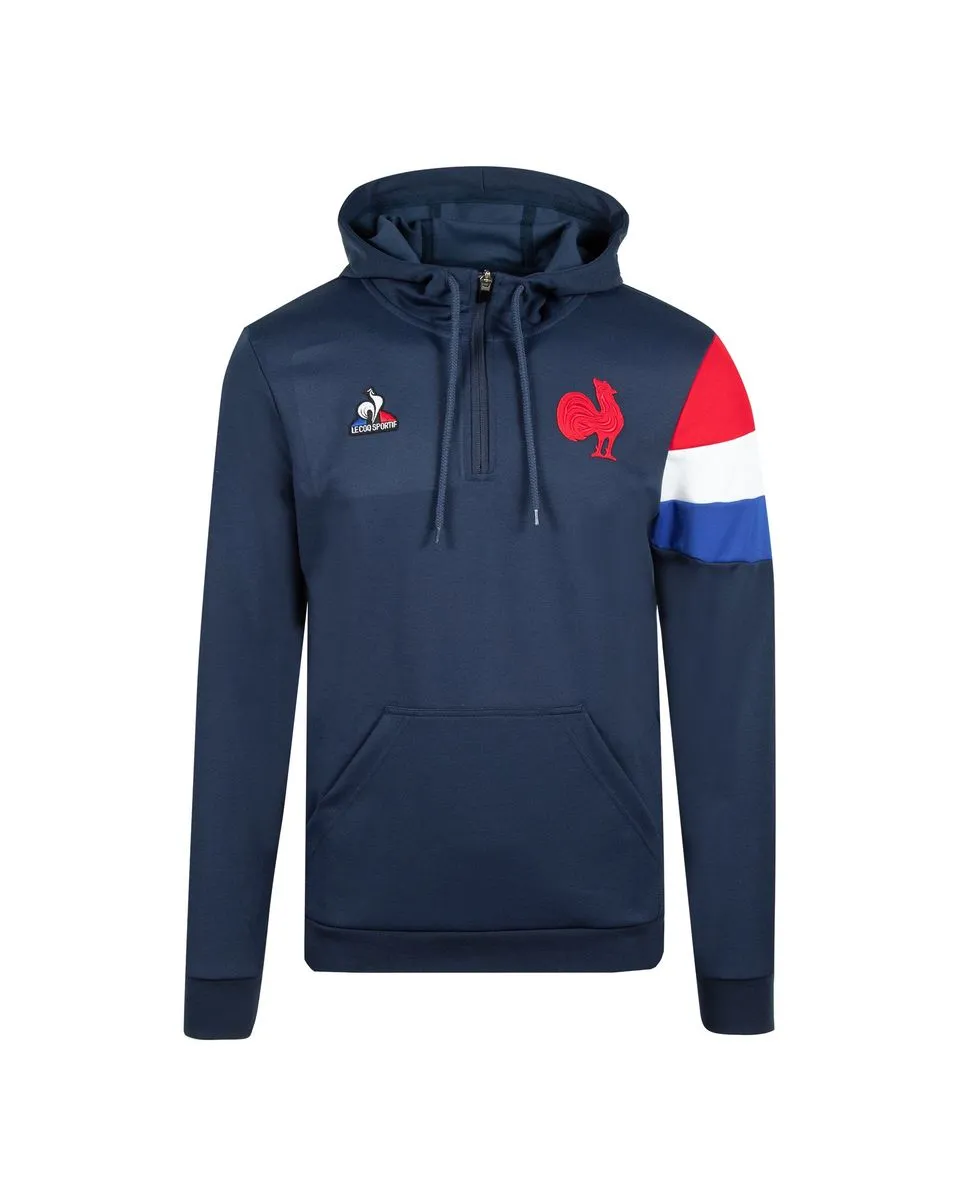 Sweat à capuche Homme FFR PRESENTATION HOODY M Bleu