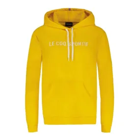 Sweat à capuche jaune citron Femme LE COQ SPORTIF à prix dégriffé ! | 