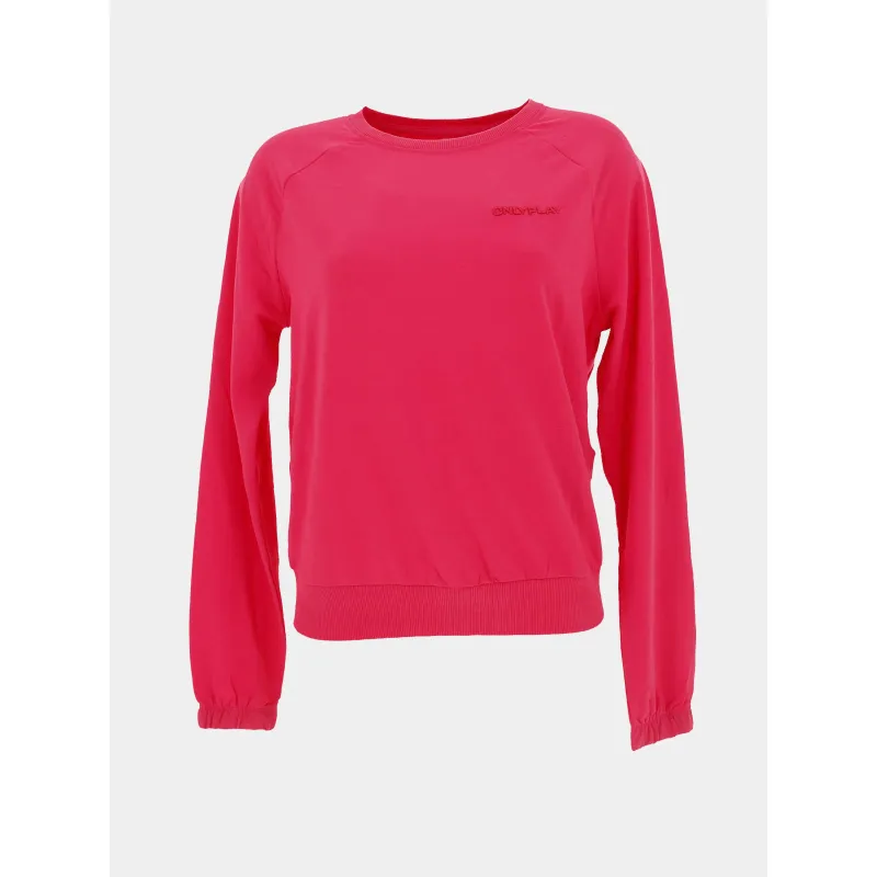 Sweat à capuche metallic logo rose femme - Superdry | wimod