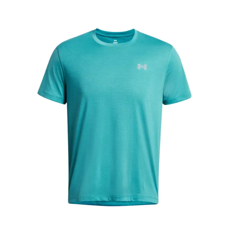 T-SHIRT À MANCHES COURTES LAUNCH UNDER ARMOUR BLEU