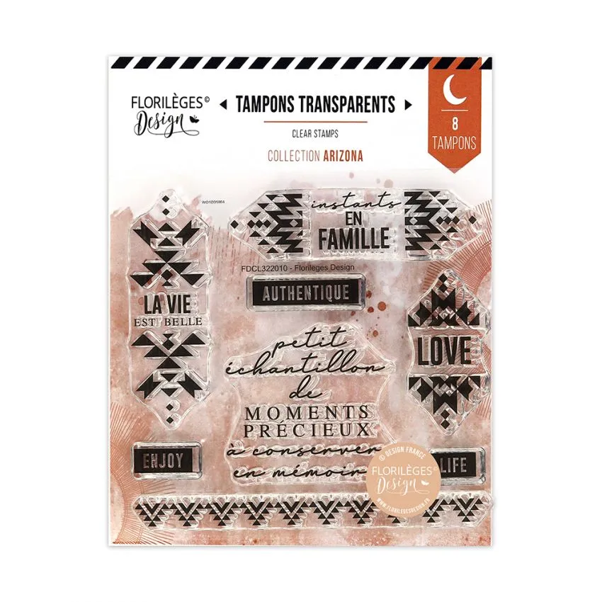 Tampon Clear Florilèges Design Arizona - Boho Life