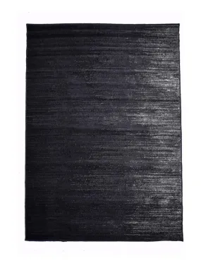 Tapis salon DEGRADA en polypropylène Fait en Europe - Noir