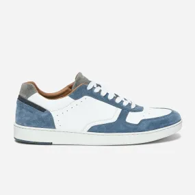 Tennis blanche et bleue en cuir éco-conçu - Baskets / Tennis Homme | ERAM