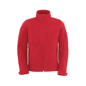 Veste softshell à capuche - hautes performances - JM950 - rouge - Homme 